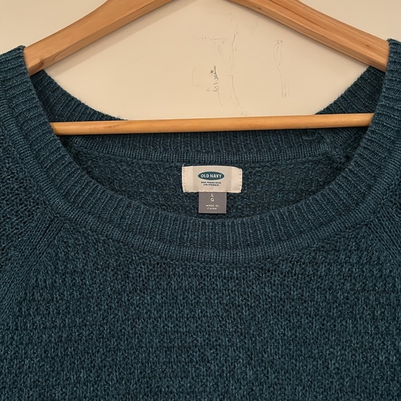 Old Navy Teal Blue Lightweight Sweater - Picture 5 of 12